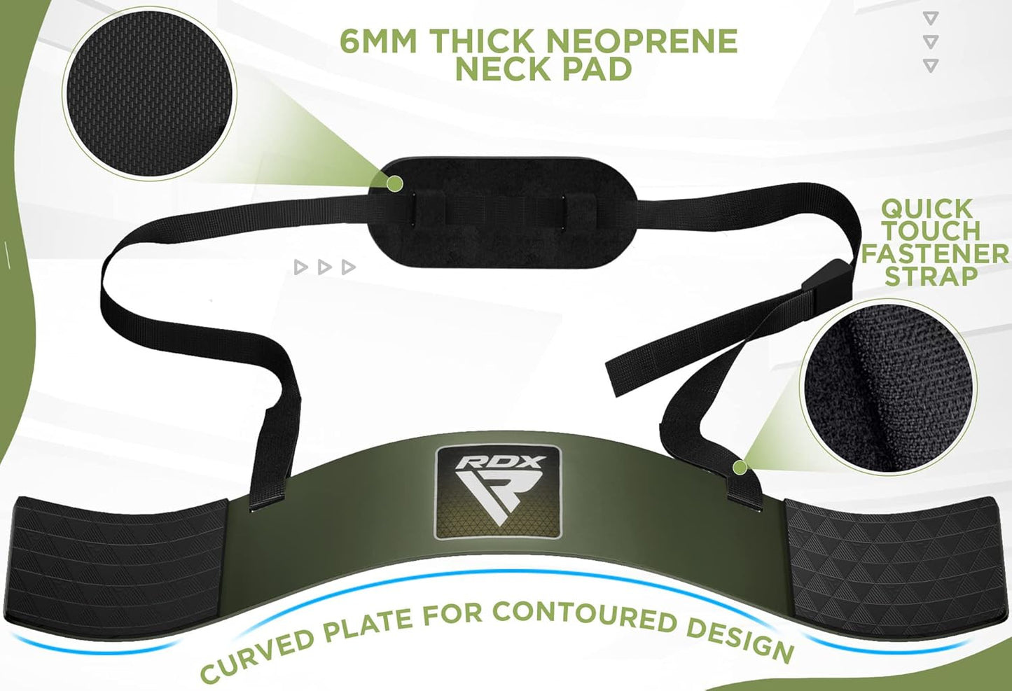 RDX Arm Blaster Biceps Triceps, 23” Aluminum Fitness Curl Support Isolator, Weightlifting Muscle Gains Big Arms Extension Builder, Adjustable 42” Strap, 6MM Neck Pad, Curved Design, Thick Padding