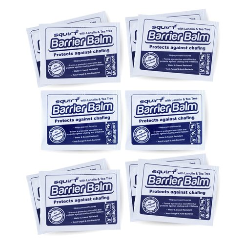 Chafing Relief Barrier Balm - Anti-Chafe Cream for Cycling & Sports - Water-Resistant Skin Defense - 10 Sachets