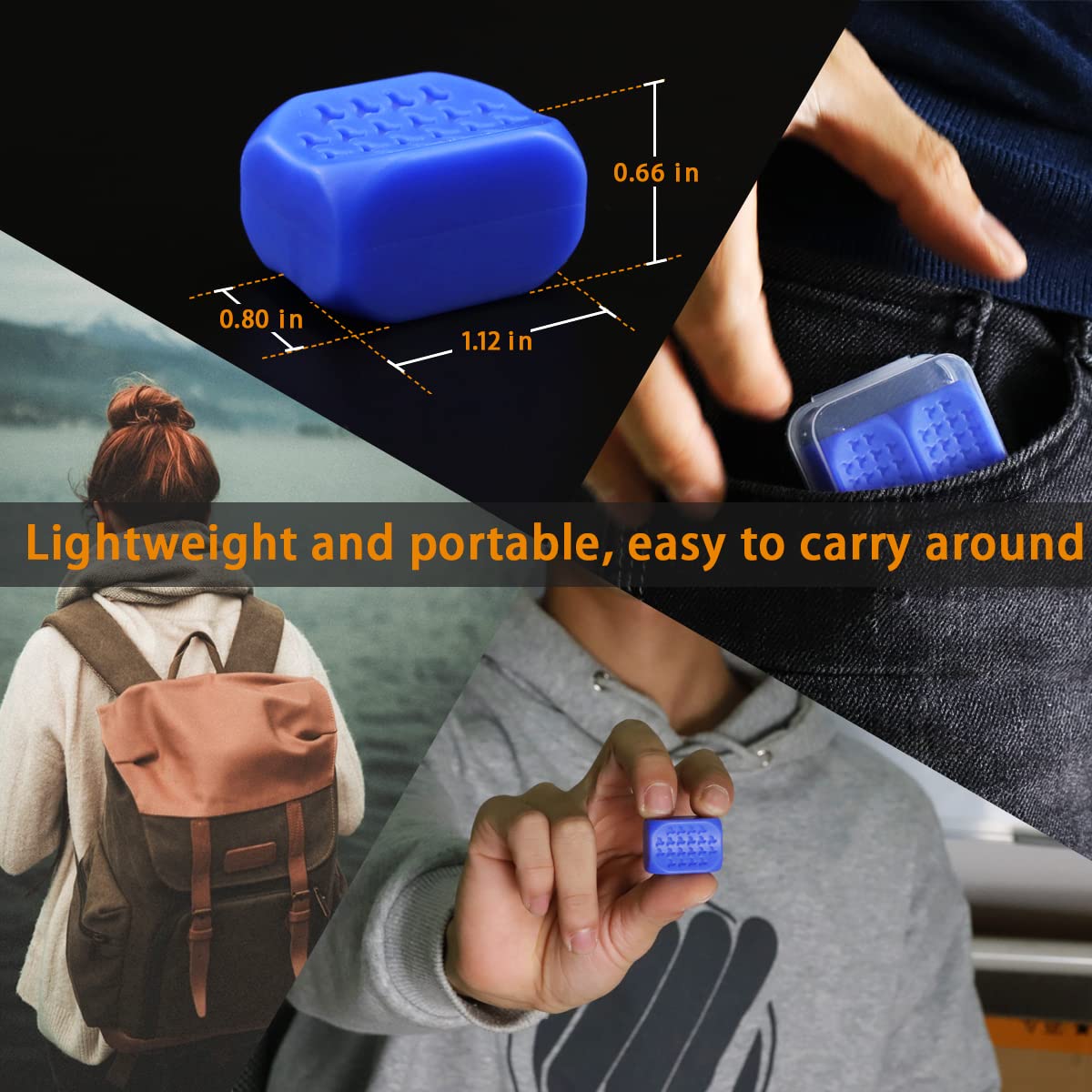 Jawline Shaper, Jaw Trainer for Men and Women, Jawline Exerciser, Facial Fitness Tool, Jaw Muscle Strengthener, 5 Resistance Levels, Set of 10