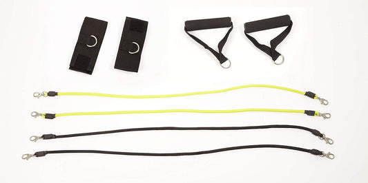 Accessory - 2 Sets of Resistance Bands, 2 Ankle Straps & 2 Handles to Provide Extra Resistance While Your Exercise!
