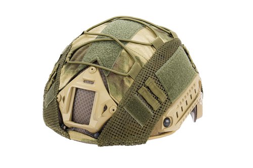 Lancer Tactical Helmet Cover for MH, PJ, and BJ Fast Helmets - Military, Paintball, Hunting, and Shooting Gear - Made from 1000D Nylon (Forest Green)