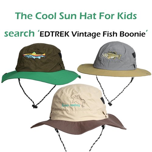 EDTREK Elite Youth Performance Mesh Hat - Boys Girls Hunting Hat and Fishing Hat (Black - Green)