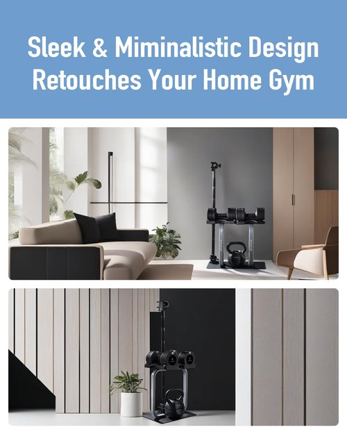 BYZOOM FITNESS Easy Bar Exclusive for BYZOOM FITNESS Adjustable Dumbbell to Barbell for Weight Training Fitness Exercise Full Body Workout for Home Gym Woman Beginner Black