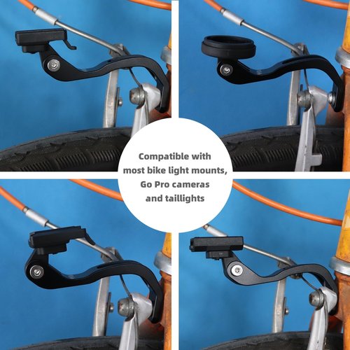 NELboNs Out-Front Bike Light Mount Bracket Compatible with Bromp ton Folding Bikes Road Bike Bracket Cycling Part Fork Mount for Bike Lights Holder