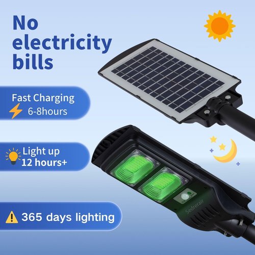 Hog Lights Set for Night Hunting, Deer Night Feeder Lights, Solar Powered Green Light with Motion Actived,Hunting Accessories -Sedrerair