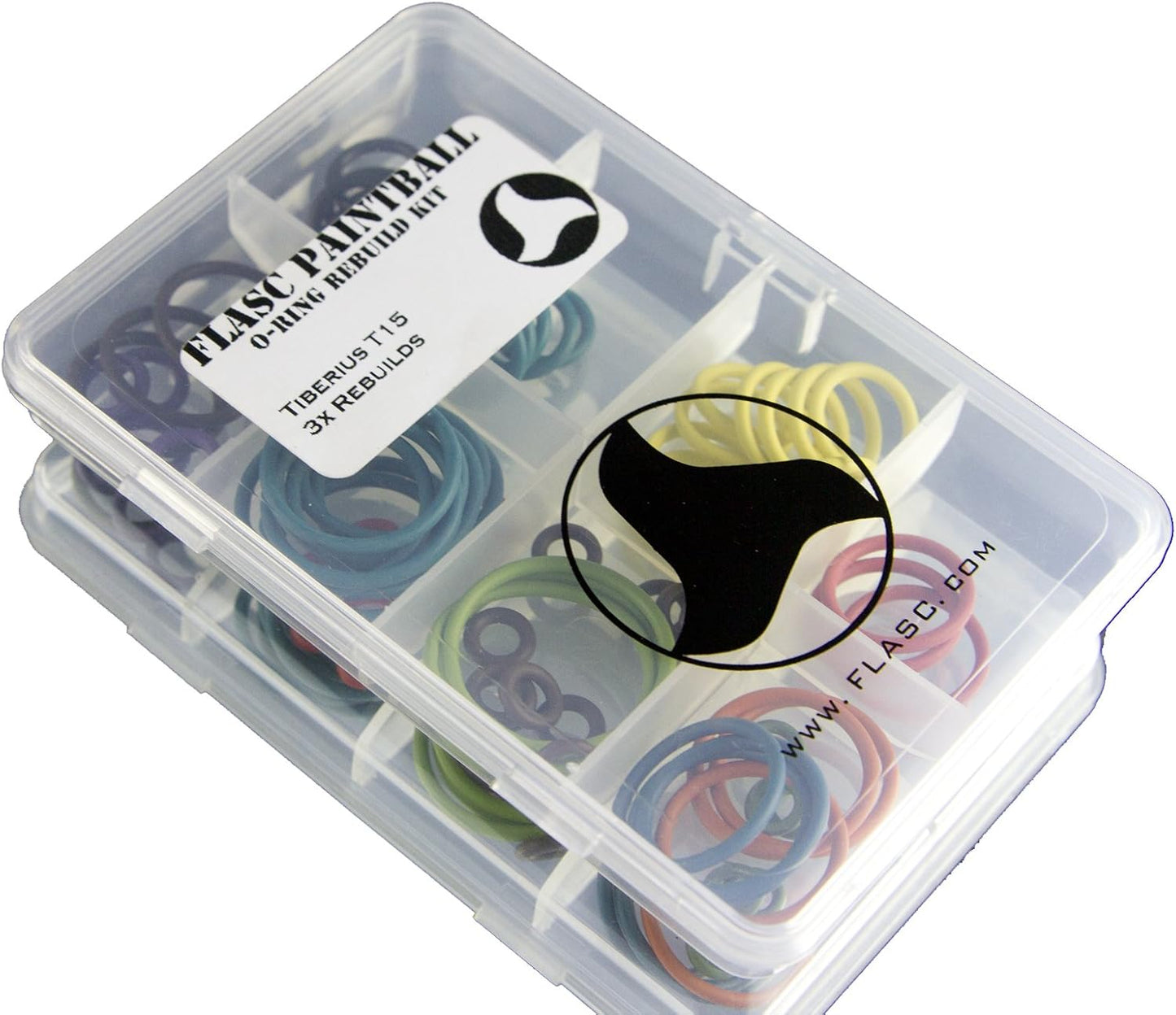 Tiberius T15 3X Color Coded Paintball o-Ring Rebuild kit
