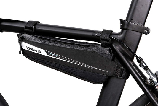 Roswheel Race Series 121444 Bike Frame Mounted Bag Bicycle Triangle Pouch Cycling Accessories Pack for Road Bike