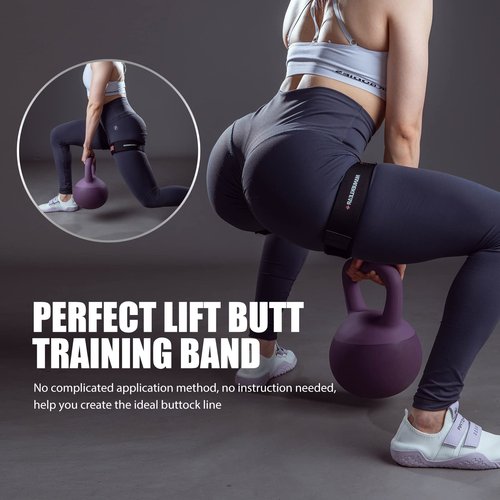 MANUEKLEAR Blood Flow Restriction Bands for Women Glutes Leg, Booty Bands for Women Butt Lift, BFR Occlusion Thigh Bands for Workout Squat Hip Building