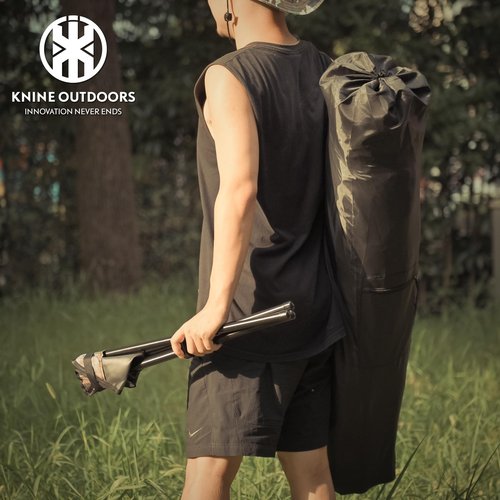 KNINE OUTDOORS Hunting Blind With Chair, 2-3 Person Pop Up Ground Blind, 270 Degree Portable Resilient Tent for Deer & Turkey Hunting