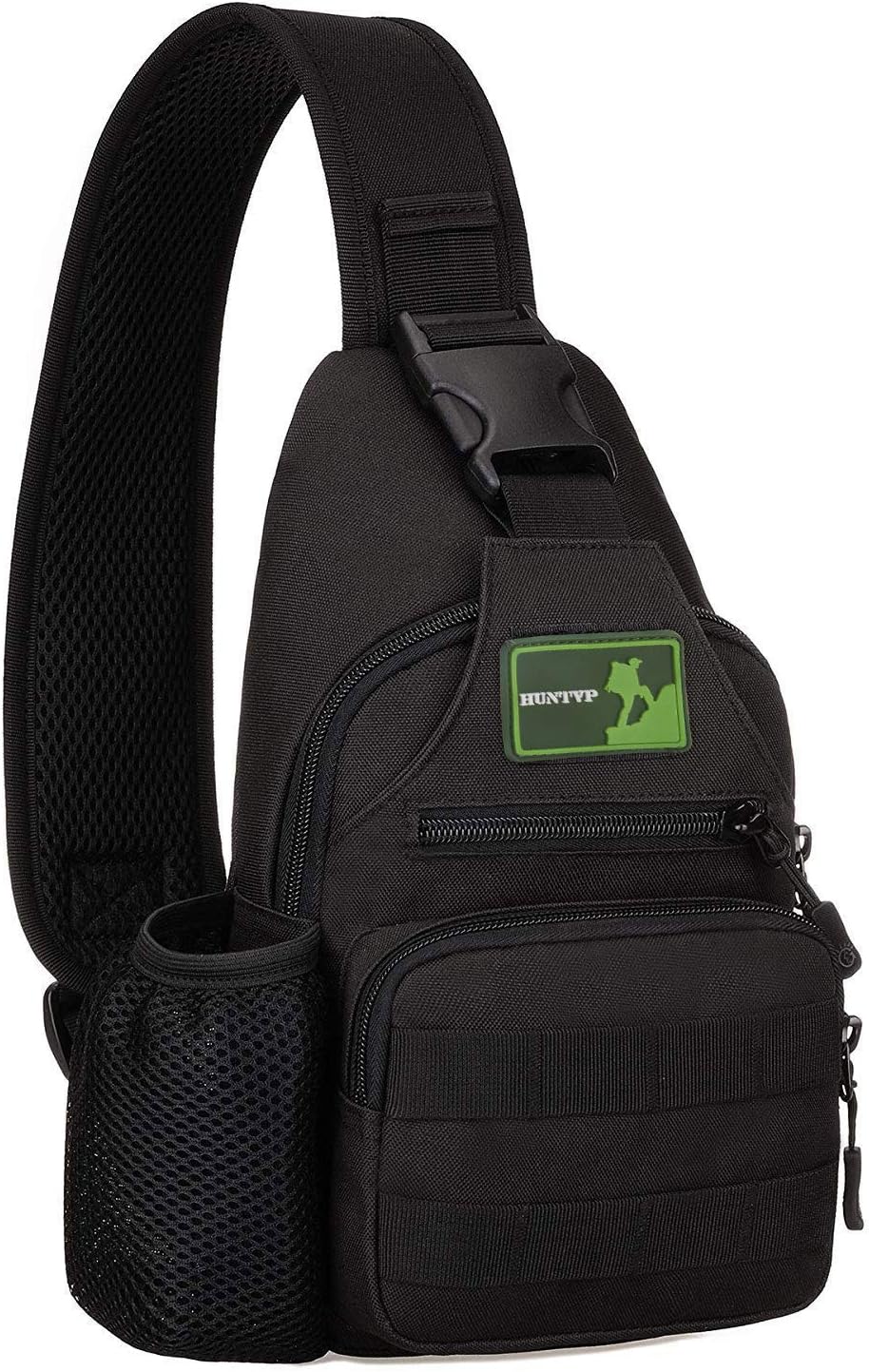 HUNTVP Small Tactical Sling Chest Pack Bag Molle Daypack Backpack Military Crossbody，Type1- ACU Camouflage