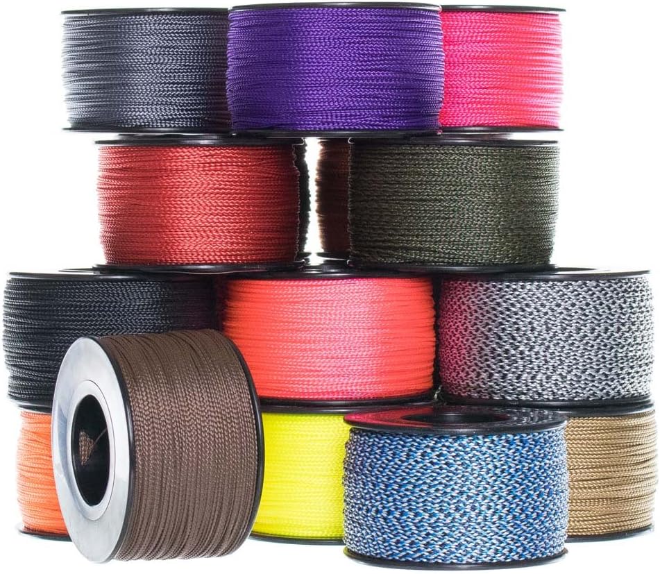 Atwood Mobile Products Nano Cord .75mm 300ft Small Spool Lightweight Braided Cord (Black)