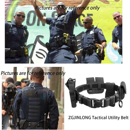 ZGJINLONG Duty Belt Rig police Tactical Utility Guard Modular Law Enforcement cinturon spy defense batman Military Equipment System Pouches Kit Belt