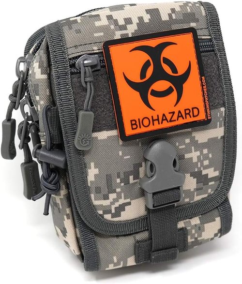 Biohazard PVC Tactical Morale Patch | Funny and Practical! Great for Tactical Diaper Bags!