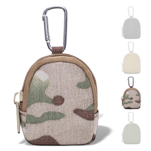 YERGOFE Molle Tactical Pouch Coin - Compact - Qiuck Pouch for Coins Earphone (Desert Camo)