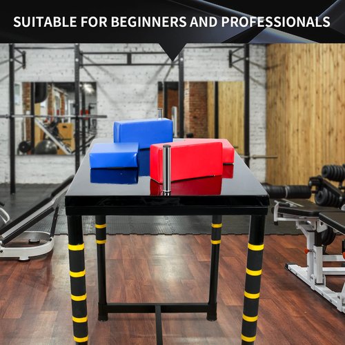 INNOLIFE Arm Fighting Competition Table，Professional Arm Wrestling Table, Standard Duo Training, Blue Red