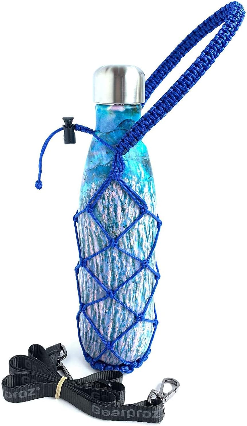 HydroNet Handle - Compatible with S'well, Simple Modern, Mira, Manna Stainless Steel Water Bottles — Available in 9 oz, 17 oz, 25 oz (Turquoise, 17 oz)