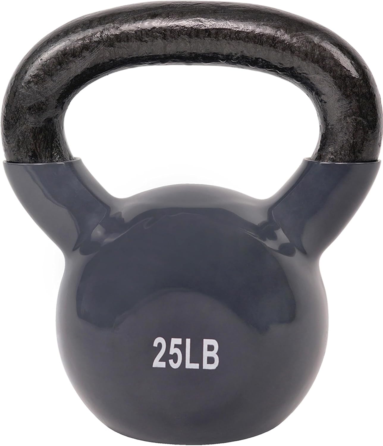 Sunny Health & Fitness Vinyl Coated Kettlebell for Strength Weight Training & Swinging Exercise - In 5, 10, 15, 20, 25 Pound