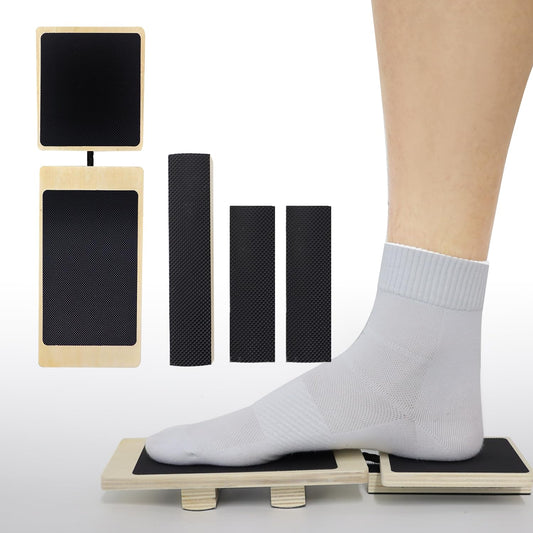 Ankle Balance Board，Aohcae Ankle Foot Strengthener Exerciser for Sprained, Single Leg Balance Board, Anti Slip Wobble Board, Foot Stretcher for Plantar Fasciitis Relief.