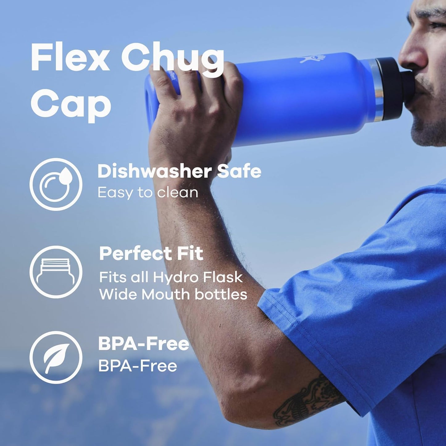 Wide Stainless Steel Cap