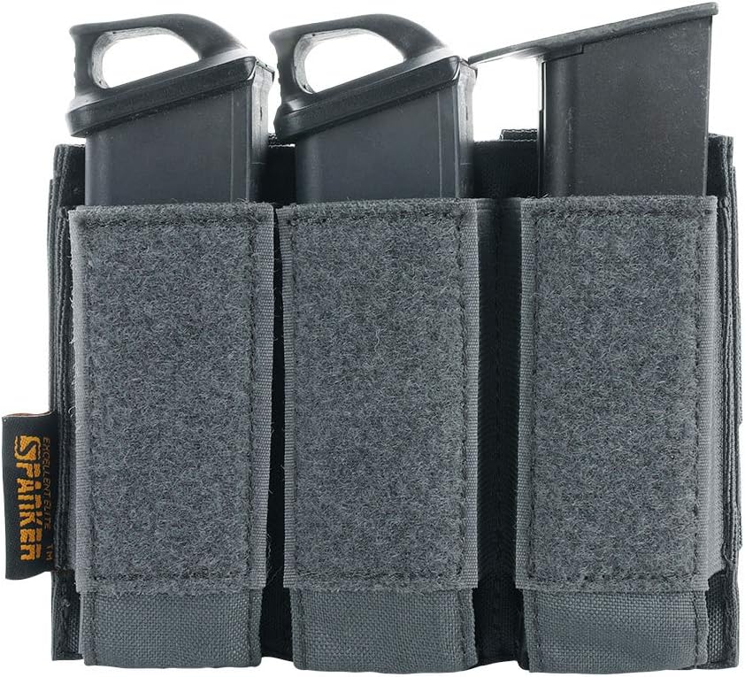 EXCELLENT ELITE SPANKER Tactical Open Top Double/Triple Pistol Mag Pouch for Glock M1911 92F Magazines 40mm Grenade
