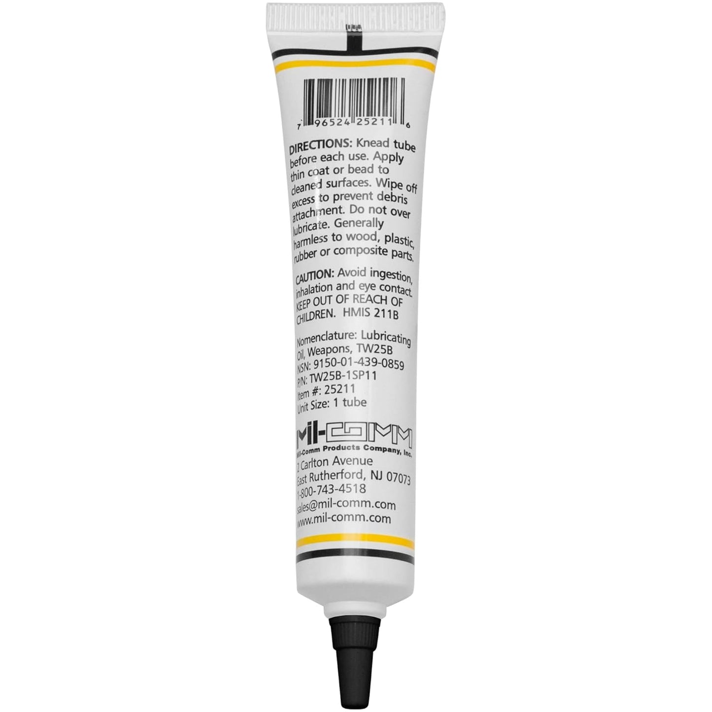 TW25B Gun Grease Lubricant 1.5-Ounce Tube
