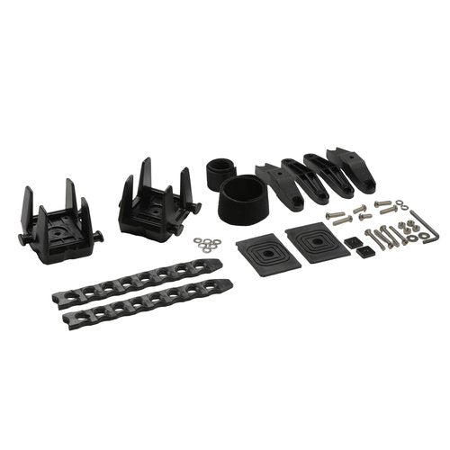 Multi Purpose Holder for Car Roof Rack Cross Bars for Carrying skis, ski Poles, Kayak Paddles, Spades, Shovels | Universal Mount- Qty -2