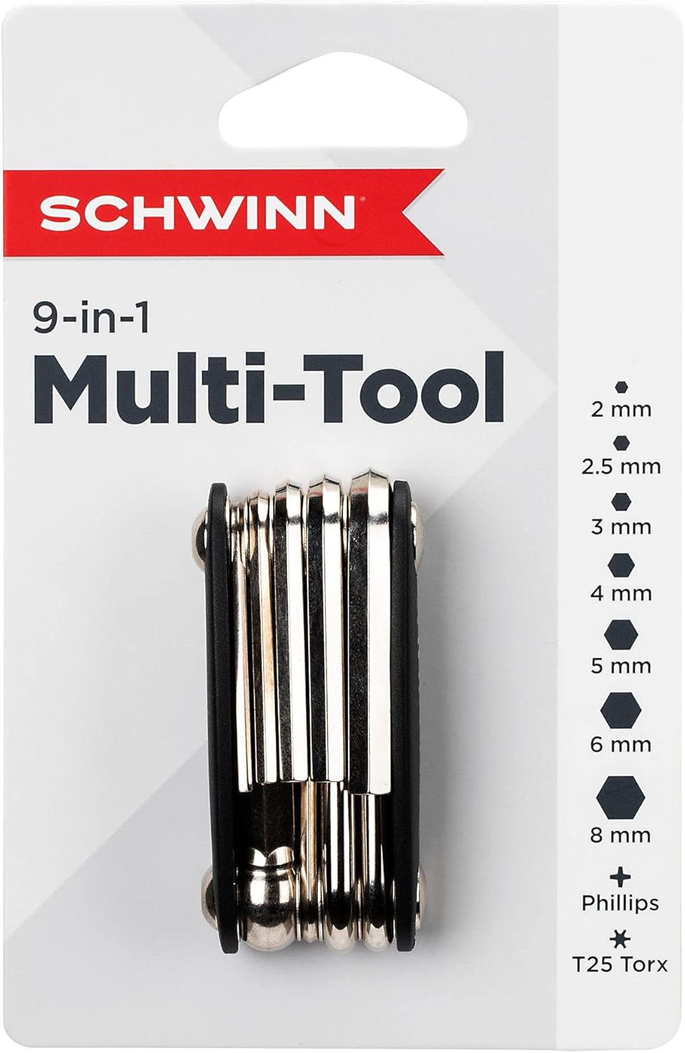 Schwinn Bike Repair Tool Kit, Multi-Purpose for Bicycle Repairs, Easy-to-Carry Tool Kit, Portable and Convenient Design Bicycle Essentials Easy Road Riding
