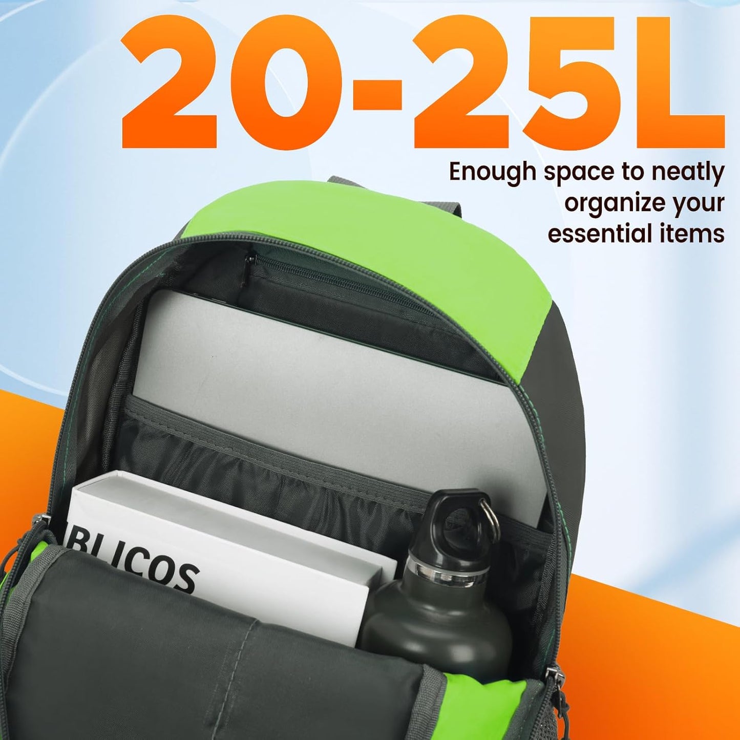 sunhiker Cycling Hiking Backpack Water Resistant Travel Backpack Lightweight SMALL Daypack M0714
