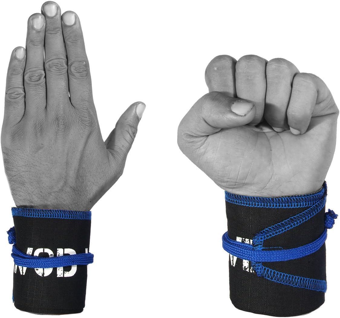 Powerlifting Wrist Wraps for Strength Training & CrossFit - One Size Fits All