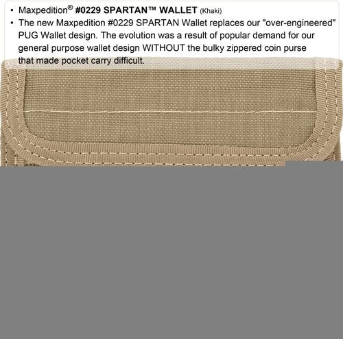 Maxpedition Spartan Wallet, Foliage Green