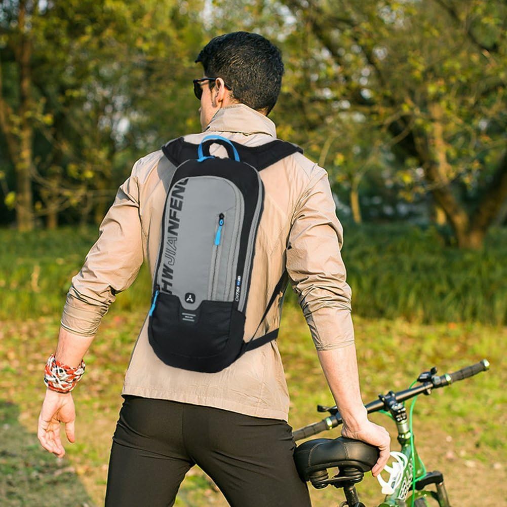 WINDCHASER Cycling Backpack, 10L Bicycle Backpack Waterproof Breathable Bag for Outdoor Travel Hiking Climbing Biking Running Skiing (Black)