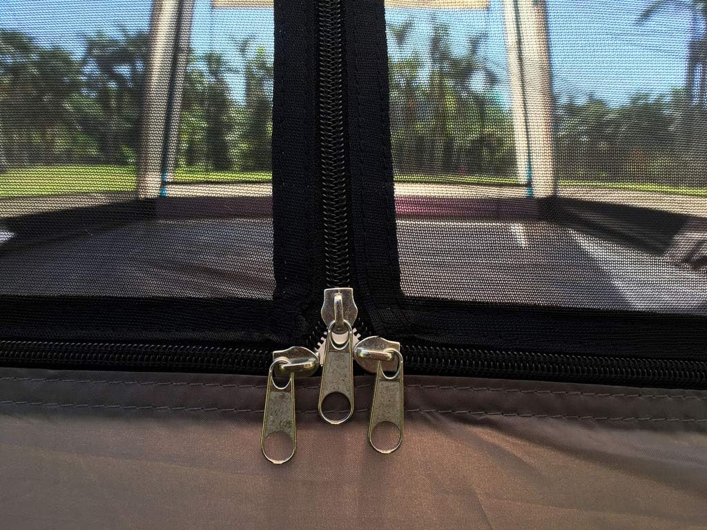 4-Season Hasika Camping Tent with Floor - 8x8ft Large Mesh Shelter for Outdoors