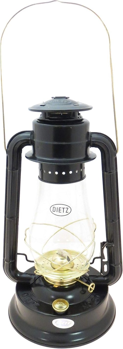 Dietz #80 Blizzard Hurricane Oil Lamp Burning Lantern Blue