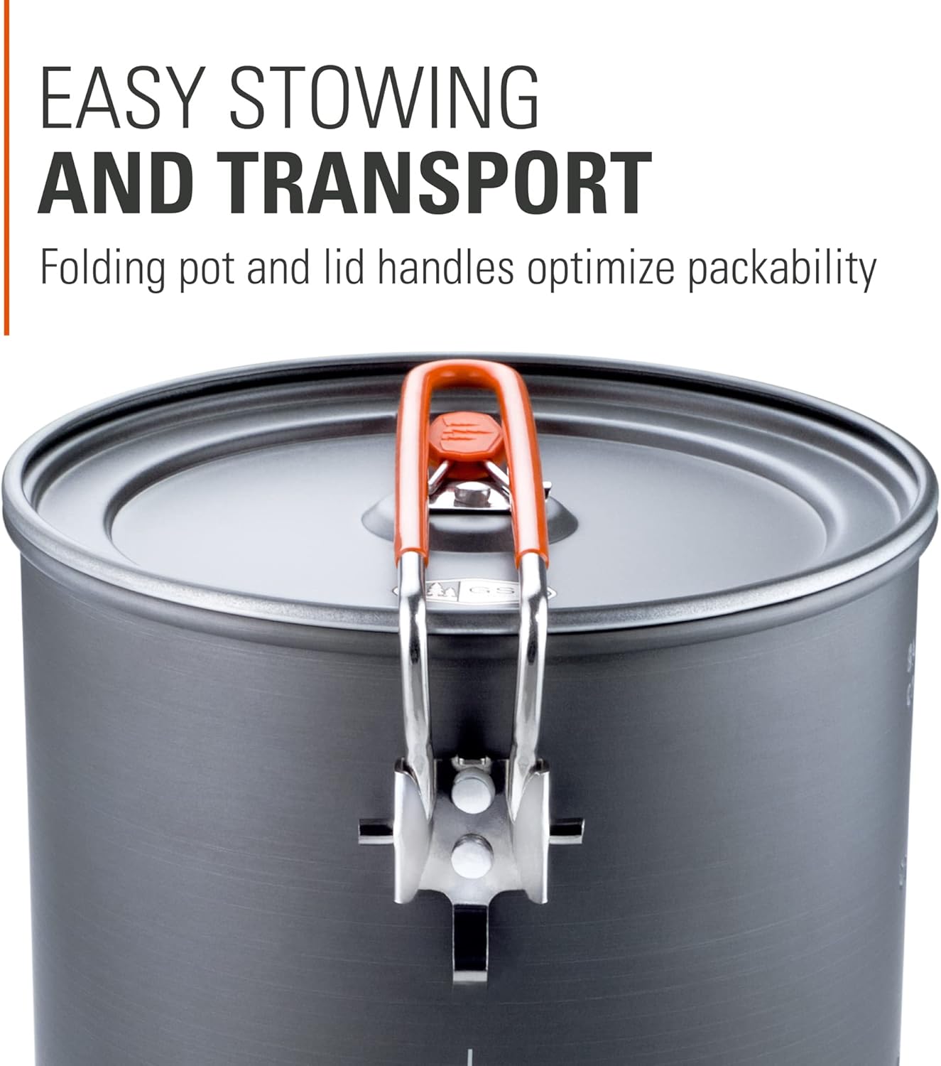 Ultralight Camping Cookware - GSI Outdoors Halulite Boiler Pot with Folding Handle