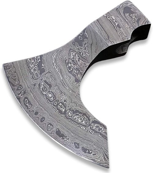 Axe Head Handmade Damascus Viking Hatchet Axe Bearded Camping Wood Cutting Chopping Splitting Axe Medieval Battle Axe Head Ax-2039