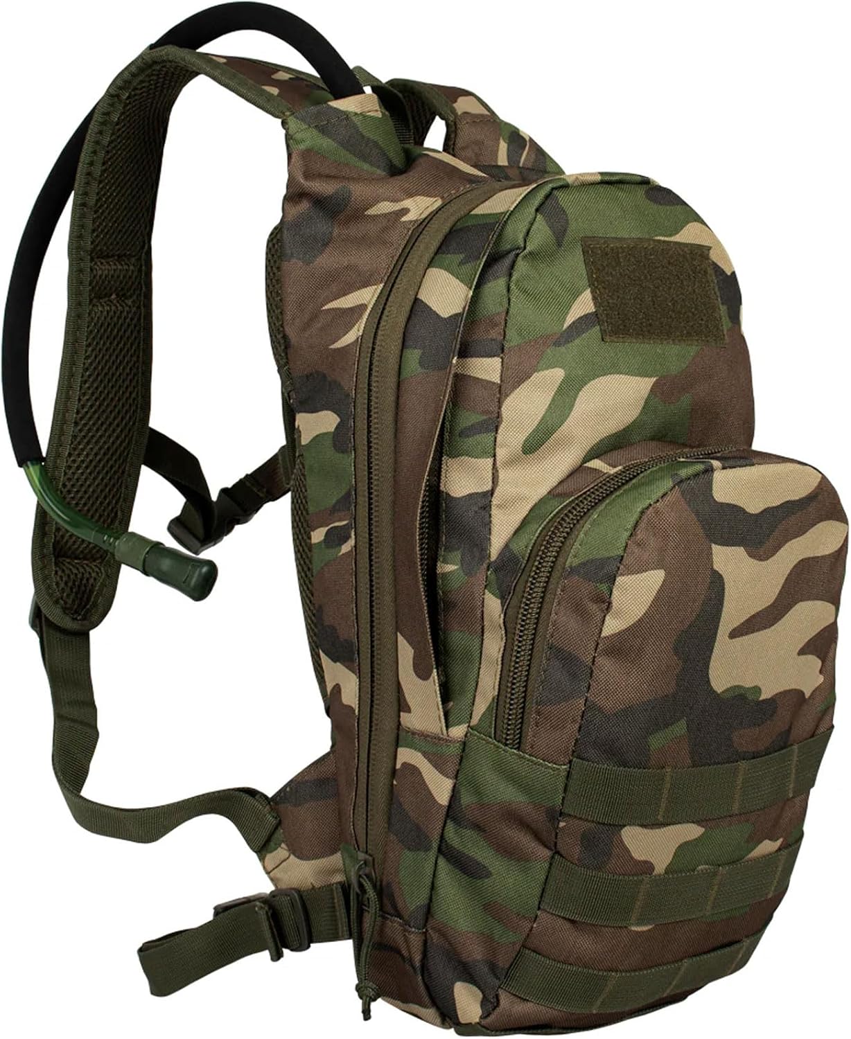 Fox Outdoor Products Compact Modular Hydration Backpack | 11L Tactical Pack with 2.5L Bladder, MOLLE Webbing & Stay-Cool Mesh