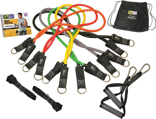 GoFit Multicolored Mega ProGym, Up to 450 lbs. Resistance (GF-2XPGYM)