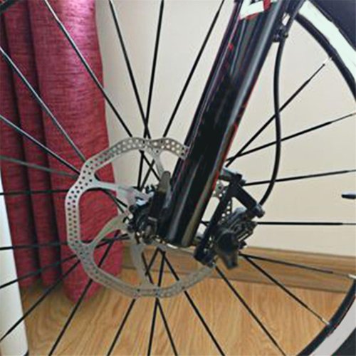 HemeraPhit 2pcs Mountain Bike Rotors Bicycle Brake Disc Stainless Steel Rotors with Free 12 Bolts (180mm)