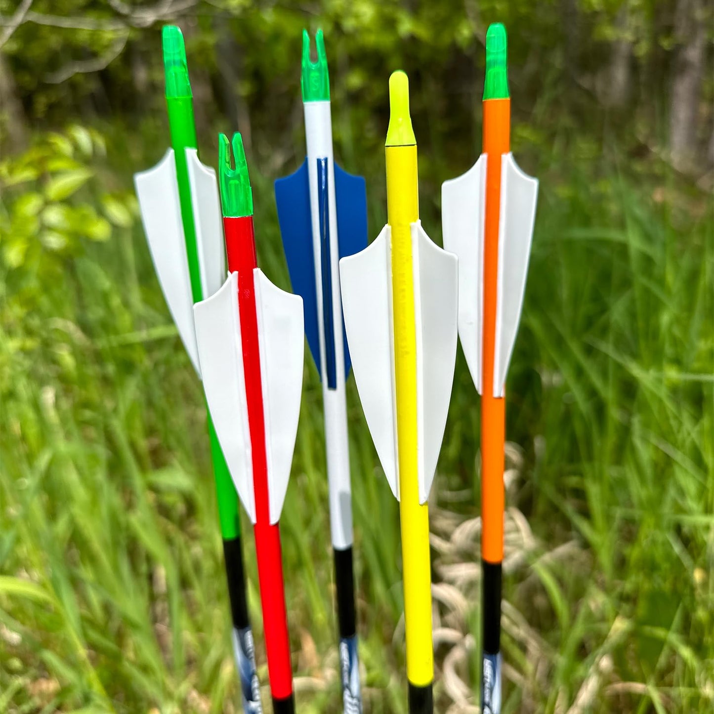 Arrow Life 6" Arrow Wraps 12 Pack Green 1" Width