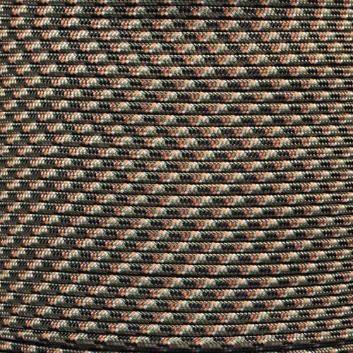 PARACORD PLANET | 275 LB Paracord Breaking Strength Tactical 5-Strand 3/32” (2.38) Thickness Parachute Cord Rope | 100 FT Hanks - Black