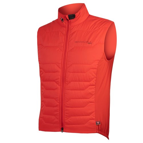 Endura Mens Pro SL PrimaLoft Road Cycling Vest Pomegranate, X-Large