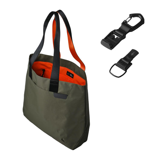 ALPAKA Elements Tote HUB Carabiner Quick Release Key Clip - Magnetic Latch - Attach to Sling Bag, Belt Loops