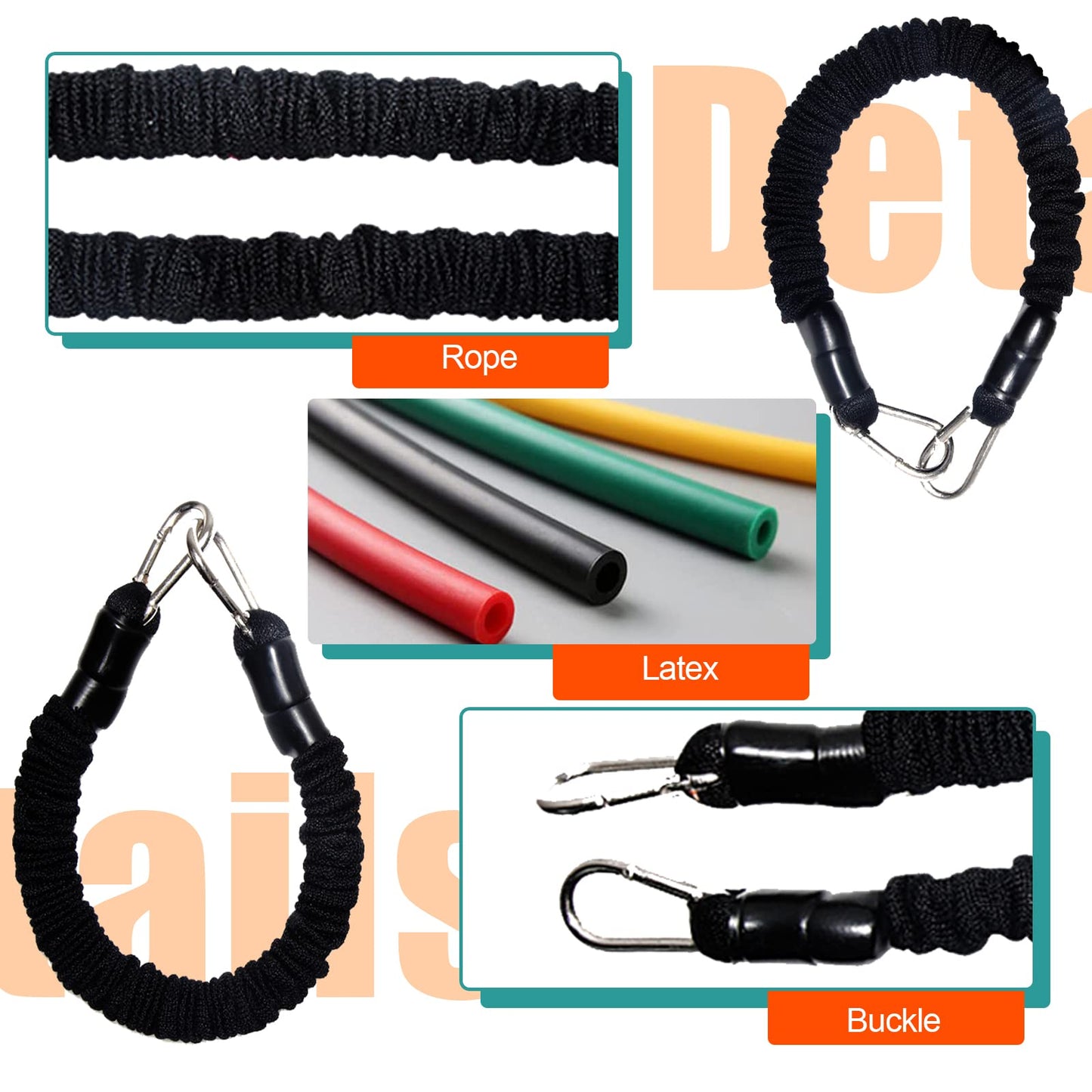 Ankle Resistance Bands with Cuffs Ankle Bands for Workout Equipment Hip Leg Glute Fitness Training Exercise Bands for Women Men Achieve Stronger and Firmer Lower Body Perfect for Home Gym Workout