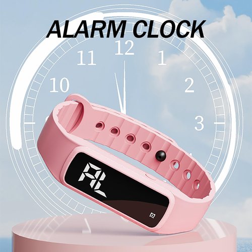 No Bluetooth No APP Fitness Watch Pedometer Calorie Counter Vibrate Alarm Activity Tracker IP65 Water Resistance Digital Watch