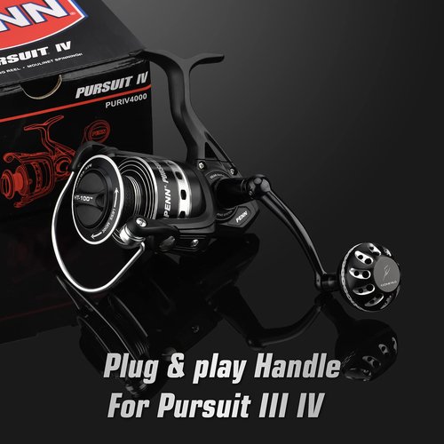 GOMEXUS Power Handle for Penn Pursuit III/IV Spinning Reel Replacement Handle（Please do not Adapt to Other reels to Avoid Damage to The Reel）