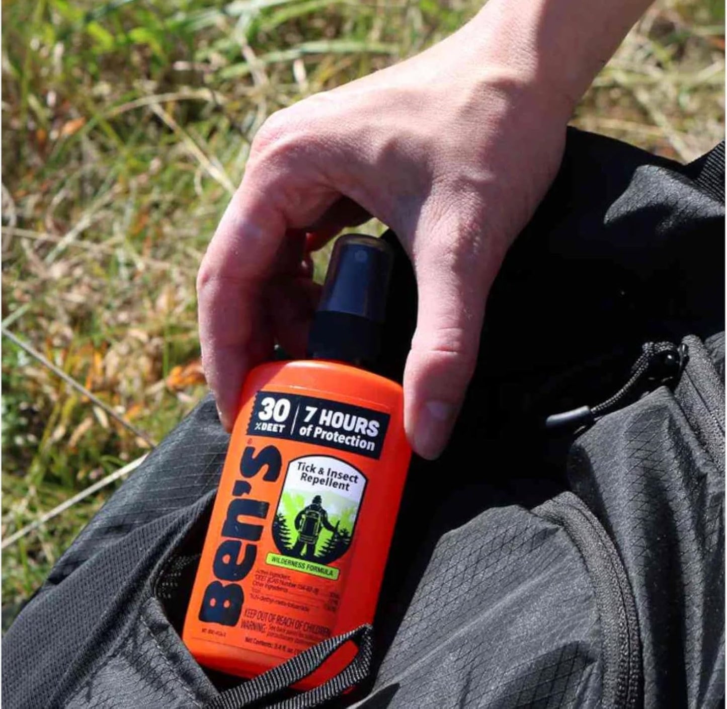 Ben's 30% DEET Mosquito, Tick and Insect Repellent, 3.4 Ounce Pump