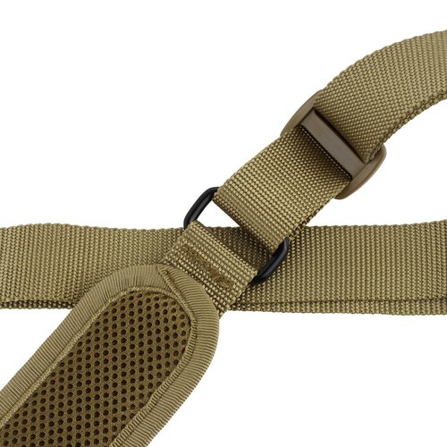 ToopMount Tactical 2 Point Sling QD Swivel Traditional with Easy Length Adjuster Shoulder Pad Adjustable Strap(Upgraded Version) (Khaki-Non Reflective, Good for Hunting)