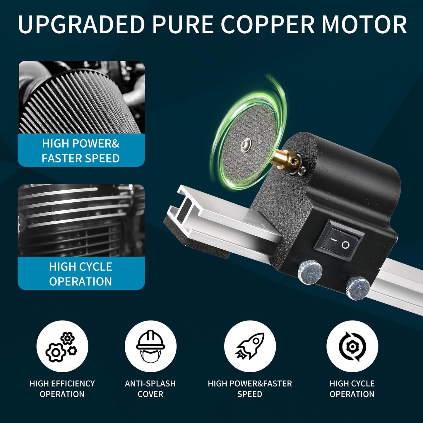 FENJANER Archery 8000 RPM Electric Arrow Saw - Adjustable 4.3”-32” Carbon Arrow Cutter Pipe Tube Cutting, Arrows Trimmer Polisher Tool for Aluminium & Fiberglass Arrow DIY