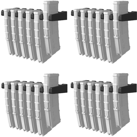 Aoanoko PMAG Rack Wall Mount,Mag Holder|AR Magazine Hodler|Wall Mount Display Mag Storage,Home Magazine Storage Rack,Mag Rack for Gun Safe,Locker,Cabinet,Shelf
