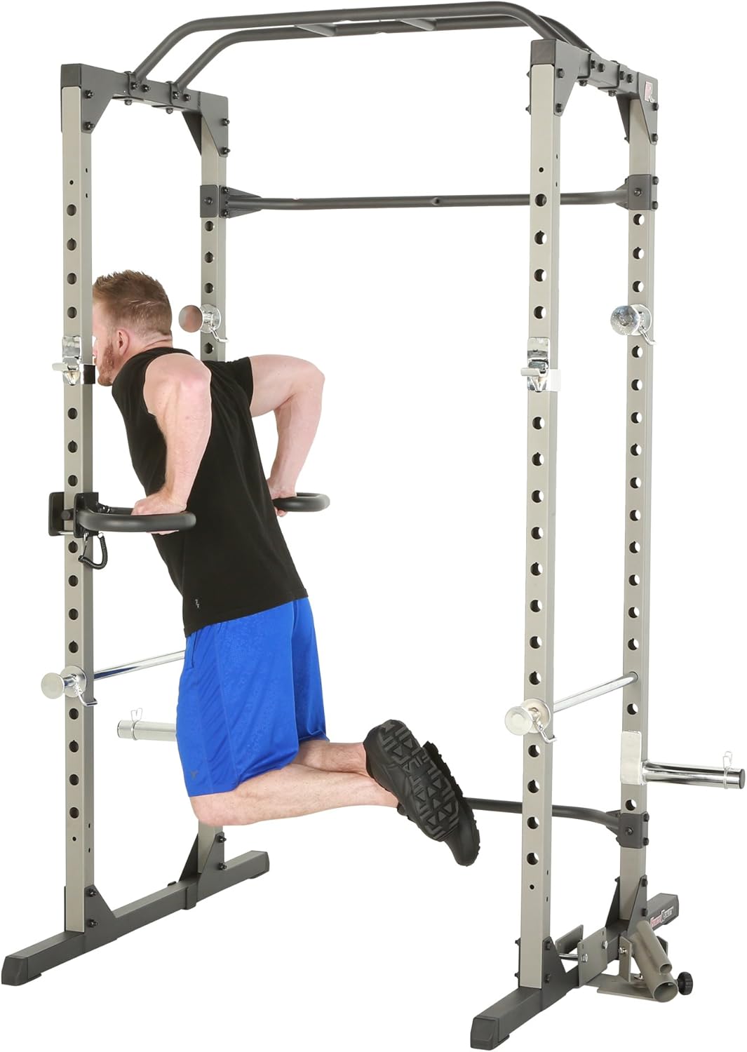 Fitness Reality Multi Grip Set of 2, Dip Bar Attachments for 2" x 2" Tube Power Cage